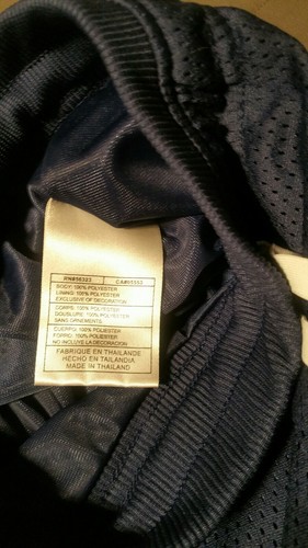 Nike Girls M Snap Leg Spell Out on Back Blue Mesh Drawstring Elastic Waist Pant - Picture 11 of 12
