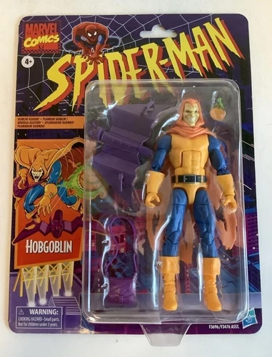 NUEVA Figura de Acción Hasbro F3696 Spider-Man Retro Marvel Legends HOBGOBLIN 6 pulgadas