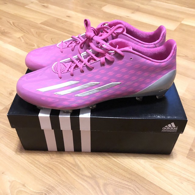 new pink adidas cleats