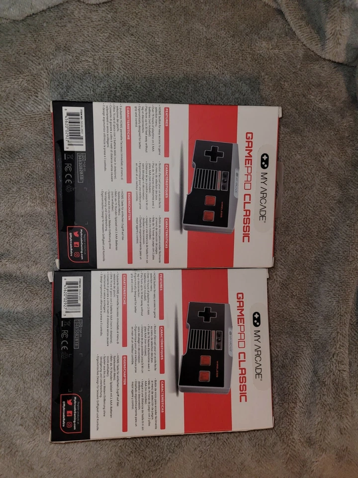 NOVO Controle Sem Fio MyArcade GamePad Classic para NES Classic Edition Wii e U - Imagem 2 de 2