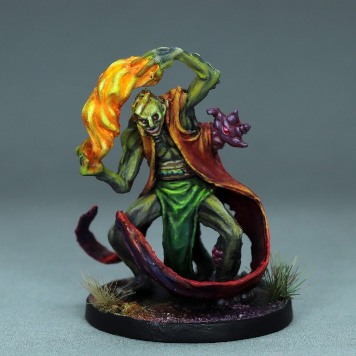 Painted Flesh Moulder Descent Miniature Sorcerer Necromancer