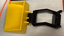 1x LEGO excavator shovel 3x5x1 1/3 yellow crane arm 2x6x2 black 3317 3314 3433