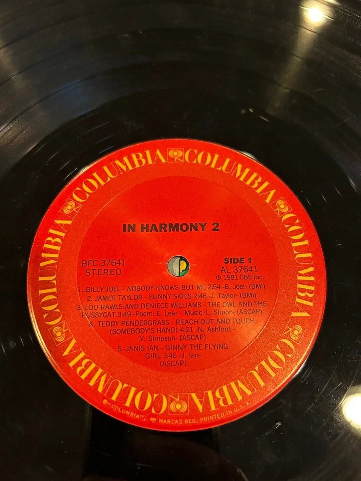 In Harmony Vinyl Record Bruce Springsteen Santa Clause Christmas Rare Billy Joel - Image 4 of 4