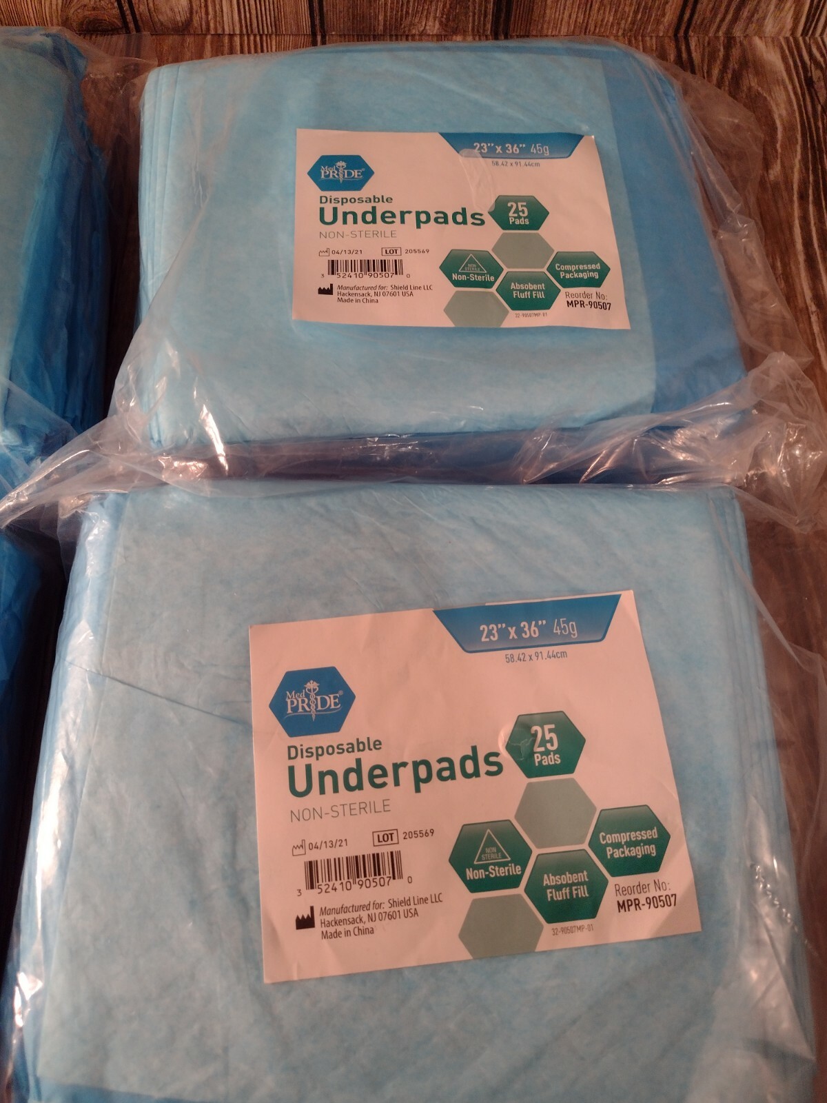 Medpride Disposable Underpads 23'' X 36'' (100Count) 25 Count (Pack of