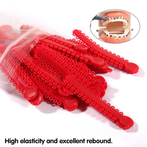 1040 Stück Dental Ortodoncia Ligaduras Tirantes Elásticos Bandas de goma 47 Farben - Bild 250 von 408