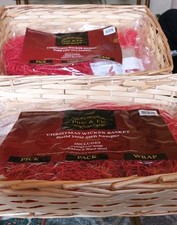 Gift hamper empty basket Set of 2 Complete Kit