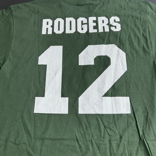 Green Bay Packers Shirt Mens Large NFL Football Aaron Rodgers Fanatics Only - Picture 11 of 11