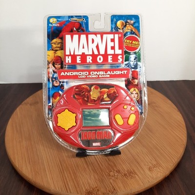 Marvel Heroes Iron Man Android Onslaught LCD Handheld Video Game 2006 NOS NEW