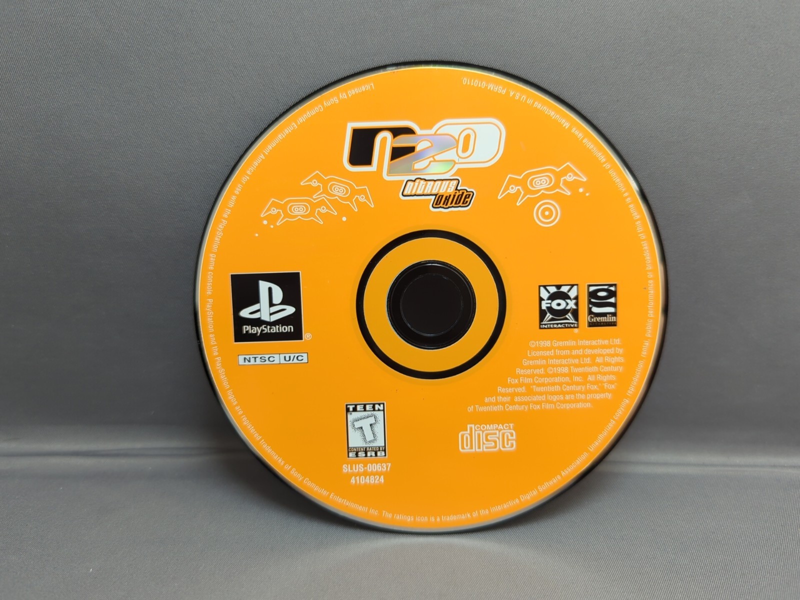 * N2O: Nitrous Oxide (Sony PlayStation 1 PS1, 1998) Disc Only