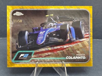 2024 Topps Chrome Formula 1 F1 Logofractor Franco Colapinto Gold 11/50 #96