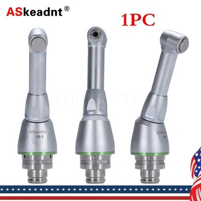 Contra Angle Handpiece 金属製 Dental 16:1 Reduction Contra Angle Handpiece Head Push Button for