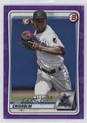 2020 Bowman Prospects Purple 60/250 Jazz Chisholm #BP-72 0ie5
