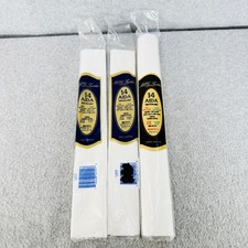 MCG Textiles Aida Cloth 14 Ct White Vtg Unopened Lot of 3 Cross Stitch Fabric