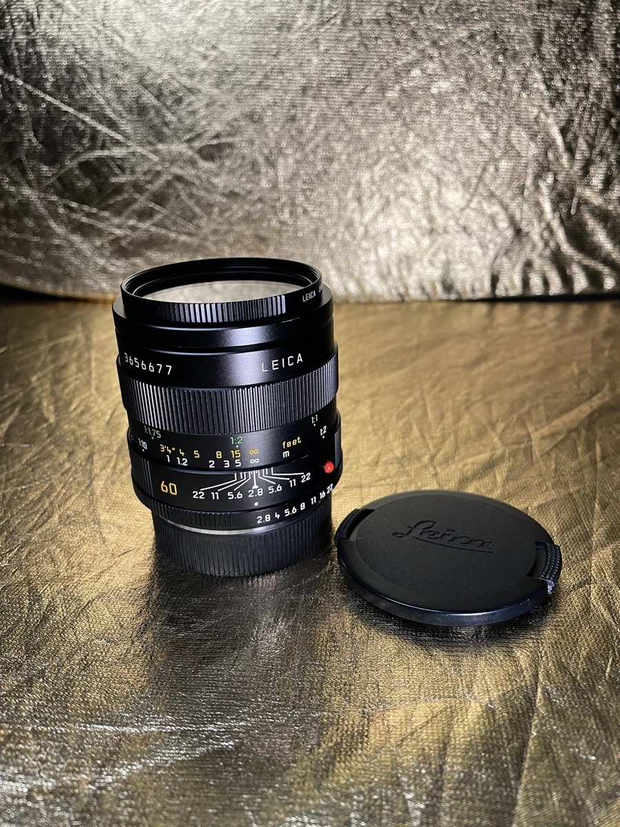 Leica MACRO-ELMARIT-R 60mm Focal f/2.8 Camera Lenses for sale - eBay