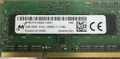 19 Sticks Micron 4GB DDR3L Laptop RAM module (Model: MT8KTF51264HZ-1G6E1)