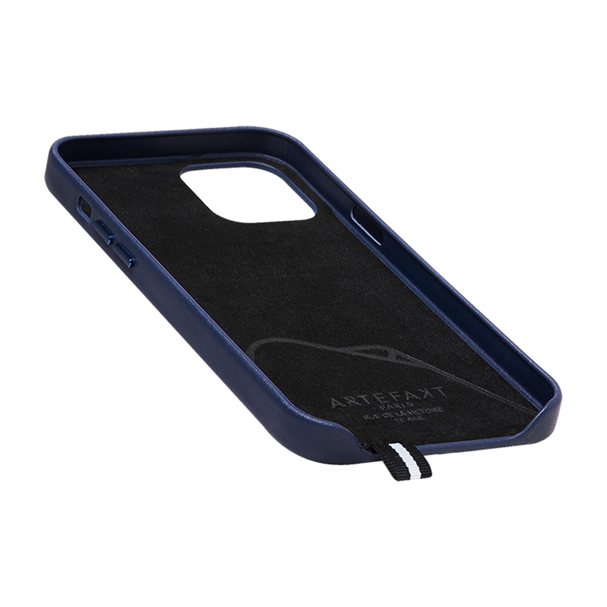 Coque cuir Elysée bleu ARTEFAKT iPhone 12 Pro Max pour le bureau - 3