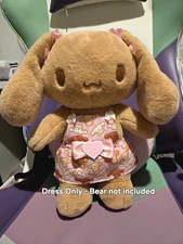 OUTFIT ONLY Build A Bear Mocha Dress Sanrio Cinnamoroll Kawaii Kuromi Melody