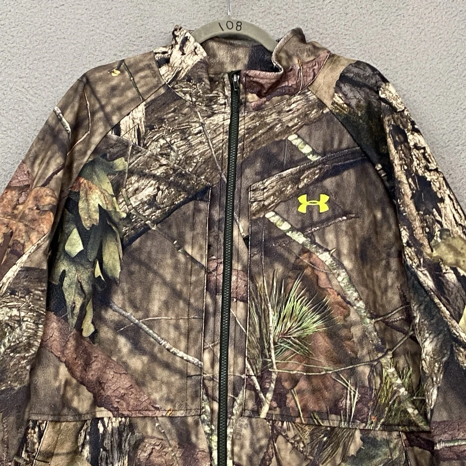 Chaqueta Camuflada Under Armour Para Hombres 2XL ColdGear Infrarrojo Control de Olores Softshell Rut Foto 2 de 4