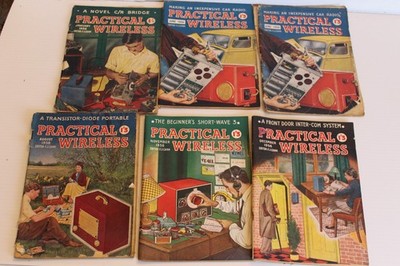 6 x  PRACTICAL  WIRELESS Magazine  Nov. 1956  In good used condition