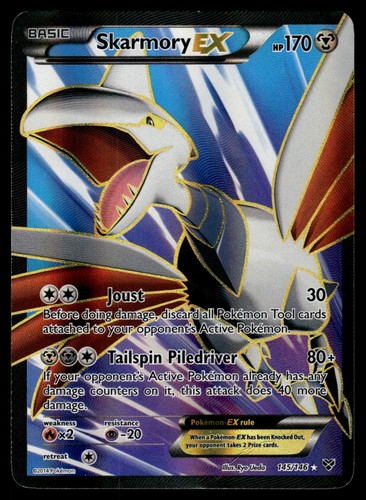 Skarmory EX (145 Full Art) Holofoil 145/146 XY Base Set MP