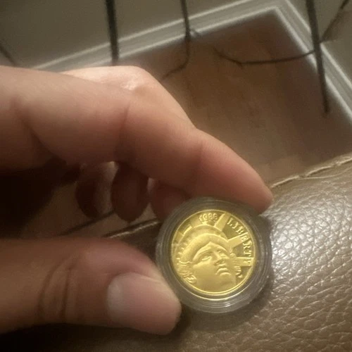 1986 W Statue of Liberty Centennial Commemorative Gold Proof $5 Coin