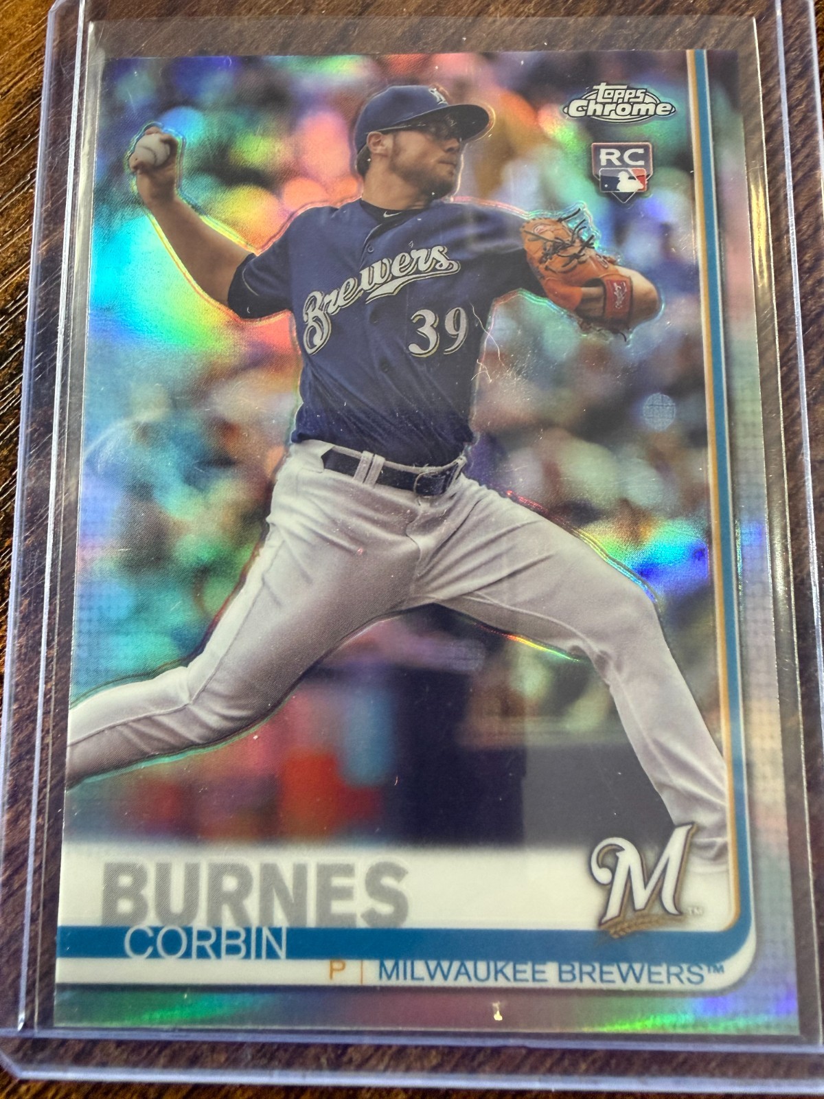 Corbin Burnes - (RC) 2019 Topps Chrome - Refractor #84