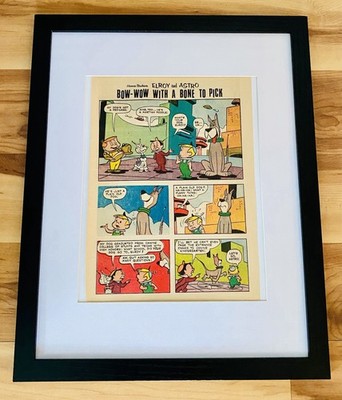 the Jetsons # 2 Comic 1963 Vintage Hanna Barbera Original Comic Framed Rare