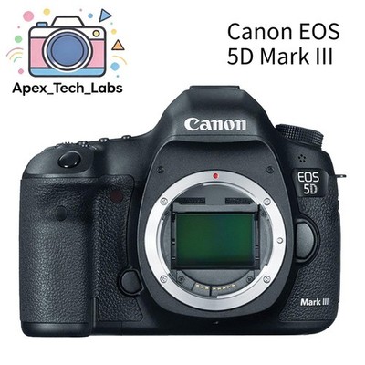 Canon EOS 5D Mark III Full Frame DSLR Camera Body Only 22.3MP Black Auto Focus