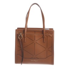 Salvatore Ferragamo Handtasche Braun Neu
