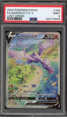 Aerodactyl V (Alternate Full Art) 180/196 Swsh11: Lost Origin Holo