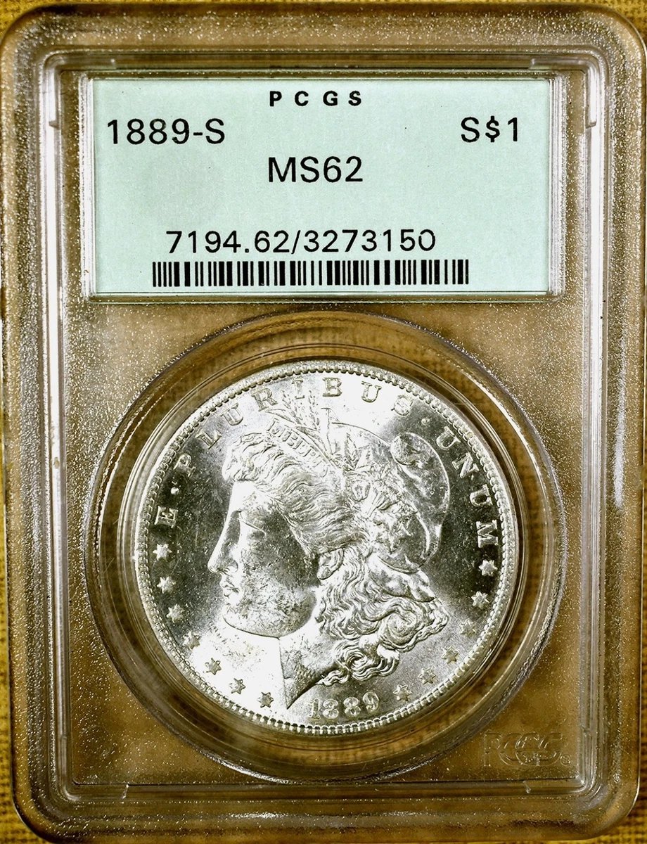 MS 62 Graded 1889 Year Morgan US Dollars (1878-1921) for sale | eBay