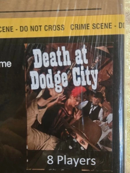 DEATH AT DODGE CITY -MURDER MYSTERY DINNER PARTY GAME 8 PLAYER RED HERRING GAMES - Image 2 of 4