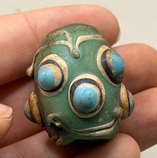 Ancient Roman Large Gabri Glass Beads