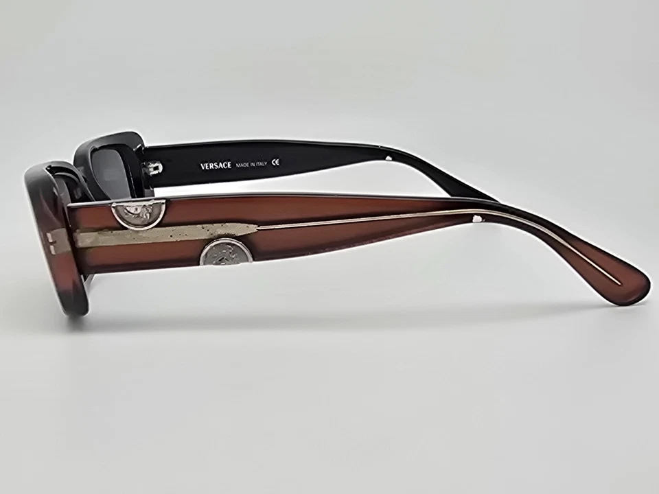 范思哲 Mod. 249 Col. 349 水晶棕色镜框灰色镜片太阳镜意大利 50 毫米 — 第 4/4 张图片