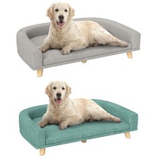 PawHut Divanetto per Cani di Taglia Grande con Gambe Rialzate