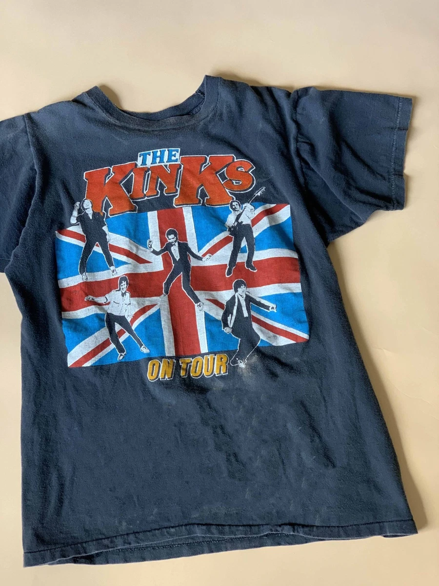 The Kinks Maglietta Uomo Nero – Band Retro Rock Inglese Anni '60 – T-Shirt Casual In Cotone, Taglie S-3XL
