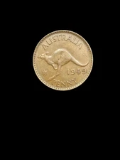 1949 Australian Penny-KGV1 Pre Decimal Coin#166