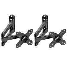 TV Wall Mount Articulating LCD Monitor Full Motion 15 inch Extension Arm Tilt...