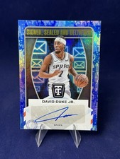 2024-25 Totally Certified David Duke Jr. Signed, Sealed Delivered Camo Auto #/35