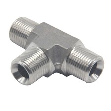3/8" Male NPT 3 Way Tee Fittings Stainless Steel 304