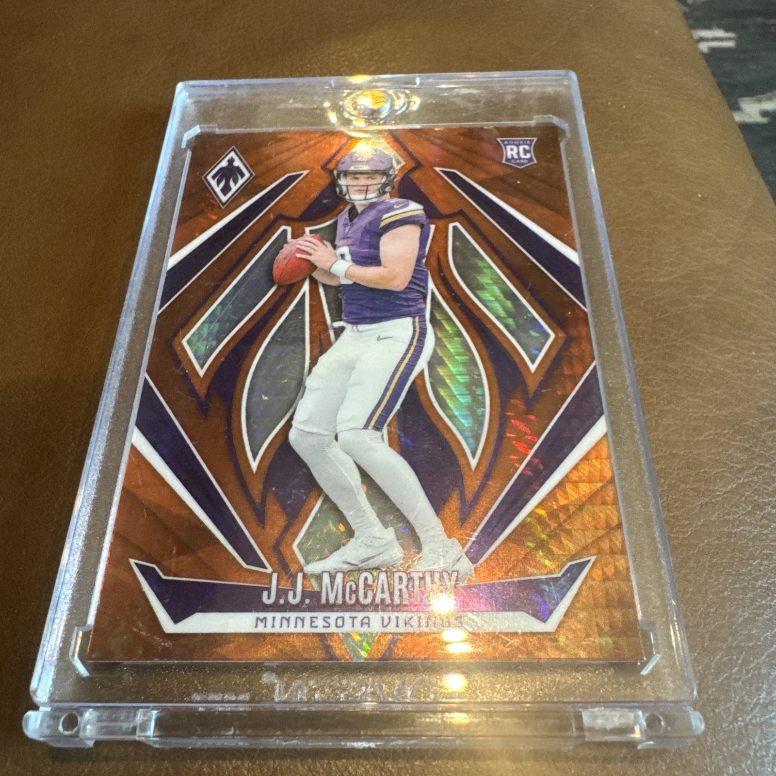 2024 Panini Phoenix - Rookies J.J. McCarthy #185 Orange (RC)