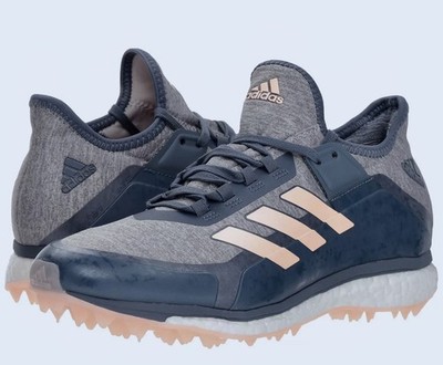 ADIDAS Fabela X Boost Blue Grey Field Hockey Shoes Cleats NEW Womens Sz 5