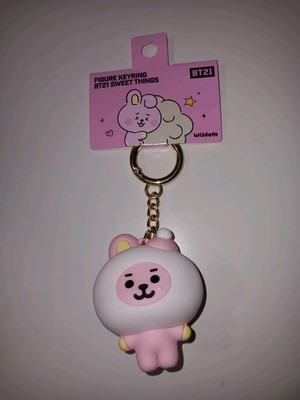 NWT Official COOKY Line Friends BT21 Sweet Things Figure Keyring