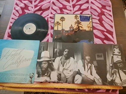 Eagles Hotel California W/Original Poster ,Shrink Wrap, Hype Sticker Tested