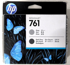 ✨OEM GENUINE HP 761 Dark Gray / Gray Printhead CH647A DESIGNJET T7100 T7200 Grey