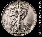 1943 Silver Walking Liberty Half Dollar - Scarce  High Grade  Lustrous  #L4890