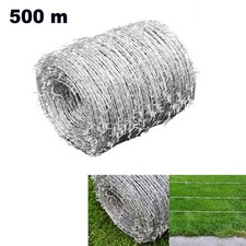 500m Stacheldraht Natodraht Sperrdraht Draht Wildzaun Weidezaun Einzäunen 