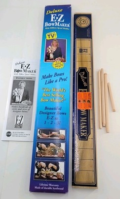 Deluxe EZ BowMaker Bow Making Tool Crafting Bowmaker DIY Bows As Seen On TV Vtg