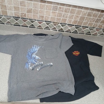 Vtg Sz M Harley Davidson Motorcycles Graphic Pocket T Shirt Lot! Vnc 
