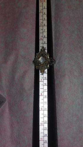 Vintage Modeschmuck Damen Silber Ring 925 Größe 5,5 - Bild 10 von 10
